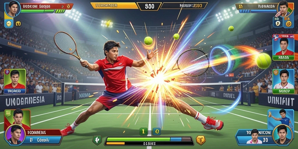 jarum77 - Screenshot kedua menunjukkan salah satu level permainan yang menantang.